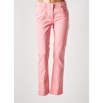 ZERRES - Pantalon slim rose en lyocell - Femme - Taille 44 - Modz