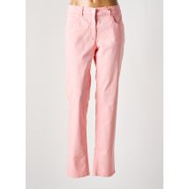 ZERRES - Pantalon slim rose en coton - Femme - Taille 46 - Modz