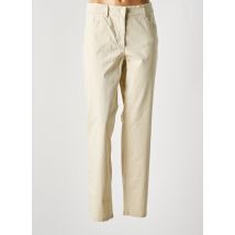 ZERRES - Pantalon slim beige en coton - Femme - Taille 46 - Modz
