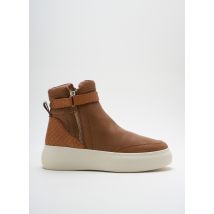MAM'ZELLE - Bottines/Boots marron en cuir - Femme - Taille 36 - Modz