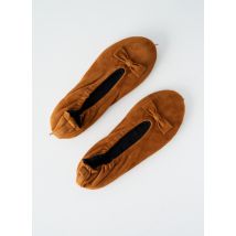 GLOVE STORY - Chaussons/Pantoufles marron en textile - Femme - Taille TU - Modz