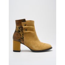 SOFTWAVES - Bottines/Boots jaune en cuir - Femme - Taille 36 - Modz