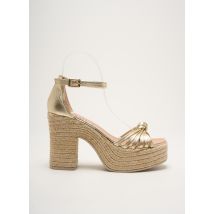GAIMO - Espadrilles or en cuir - Femme - Taille 37 - Modz