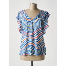 LOLA ESPELETA - T-shirt bleu en polyester - Femme - Taille 42 - Modz