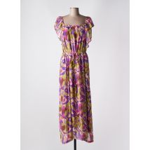 SEE U SOON - Robe longue violet en viscose - Femme - Taille 38 - Modz