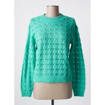 KAFFE - Pull vert en coton - Femme - Taille 38 - Modz