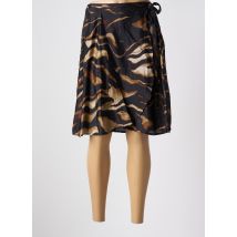 KAFFE - Jupe mi-longue noir en viscose - Femme - Taille 36 - Modz