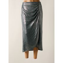 AN' GE - Jupe longue argent en polyester - Femme - Taille 40 - Modz