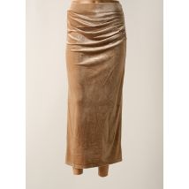 AN' GE - Jupe longue beige en polyester - Femme - Taille 40 - Modz
