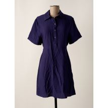 AN' GE - Robe mi-longue bleu en viscose - Femme - Taille 36 - Modz