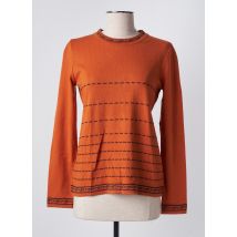 TELMAIL - Pull orange en lyocell - Femme - Taille 38 - Modz