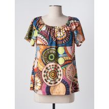 TELMAIL - Blouse orange en polyester - Femme - Taille 42 - Modz