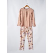 IMPETUS - Pyjama marron en coton - Femme - Taille 34 - Modz