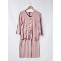 TELMAIL - Ensemble jupe rose en viscose - Femme - Taille 38 - Modz