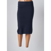 MONTAGUT - Jupe mi-longue bleu en viscose - Femme - Taille 42 - Modz