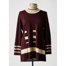 SAINT CHARLES - Pull col roulé violet en acrylique - Femme - Taille 46 - Modz