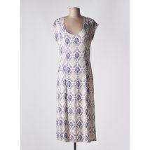 GUITARE - Robe mi-longue beige en viscose - Femme - Taille 38 - Modz