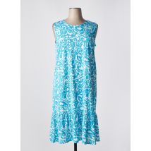 OLSEN - Robe mi-longue bleu en modal - Femme - Taille 46 - Modz