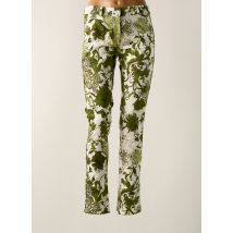 LE PETIT BAIGNEUR - Pantalon chino vert en coton - Femme - Taille 40 - Modz