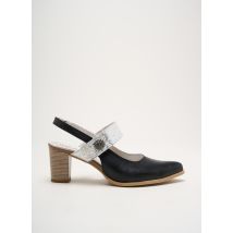 INEA - Escarpins argent en cuir - Femme - Taille 38 - Modz