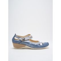PEDI GIRL - Ballerines bleu en cuir - Femme - Taille 41 - Modz