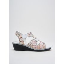 PEDI GIRL - Sandales/Nu pieds blanc en cuir - Femme - Taille 41 - Modz