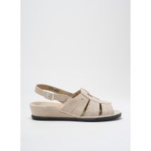 SUAVE - Sandales/Nu pieds beige en cuir - Femme - Taille 38 - Modz