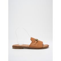 COCO ET ABRICOT - Mules/Sabots marron en cuir - Femme - Taille 36 - Modz