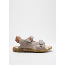 BOPY - Sandales/Nu pieds gris en cuir - Garçon - Taille 31 - Modz