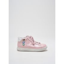 BOPY - Bottillons rose en cuir - Fille - Taille 21 - Modz