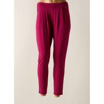 B.YU - Pantalon 7/8 rose en viscose - Femme - Taille 36 - Modz