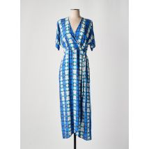 LA FEE MARABOUTEE - Robe longue bleu en viscose - Femme - Taille 38 - Modz
