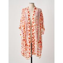 MKT STUDIO - Veste kimono beige en viscose - Femme - Taille 36 - Modz