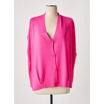 ESCORPION - Gilet manches courtes rose en viscose - Femme - Taille 42 - Modz