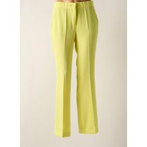 BARILOCHE - Pantalon droit jaune en polyester - Femme - Taille 34 - Modz
