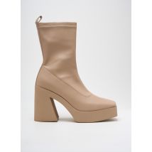 EXÉ - Bottines/Boots beige en autre matiere - Femme - Taille 37 - Modz