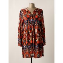 CISO - Robe mi-longue orange en viscose - Femme - Taille 42 - Modz