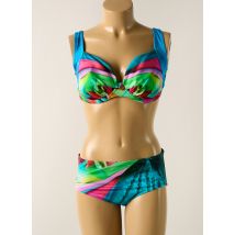 SUNFLAIR - Maillot de bain 2 pièces bleu en polyamide - Femme - Taille TU - Modz