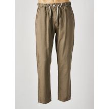 GAUDI - Pantalon chino beige en lin - Homme - Taille 44 - Modz
