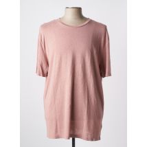 HARRIS WILSON - T-shirt rose en lin - Homme - Taille XL - Modz