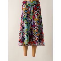 TELMAIL - Jupe longue rouge en polyester - Femme - Taille 54 - Modz
