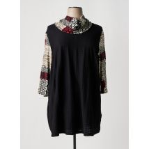 SEMPRE PIU - Robe courte noir en viscose - Femme - Taille 54 - Modz