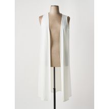 PAZ TORRAS - Gilet sans manche blanc en polyester - Femme - Taille 42 - Modz