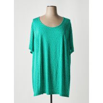 GUY DUBOUIS - T-shirt vert en viscose - Femme - Taille 58 - Modz