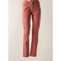 JENSEN - Pantalon slim rose en coton - Femme - Taille 46 - Modz
