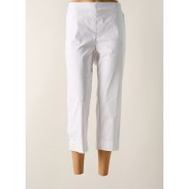 ADELINA BY SCHEITER - Pantacourt blanc en coton - Femme - Taille 52 - Modz