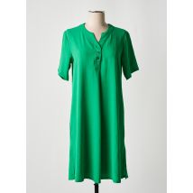 PLURIELLES - Robe mi-longue vert en polyester - Femme - Taille 40 - Modz