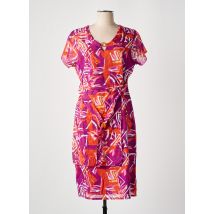 CHRISTINE LAURE - Robe mi-longue violet en coton - Femme - Taille 38 - Modz