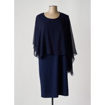 UNICA PLUS - Robe mi-longue bleu en polyester - Femme - Taille 42 - Modz