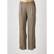 DIPLODOCUS - Pantalon large marron en viscose - Femme - Taille 36 - Modz